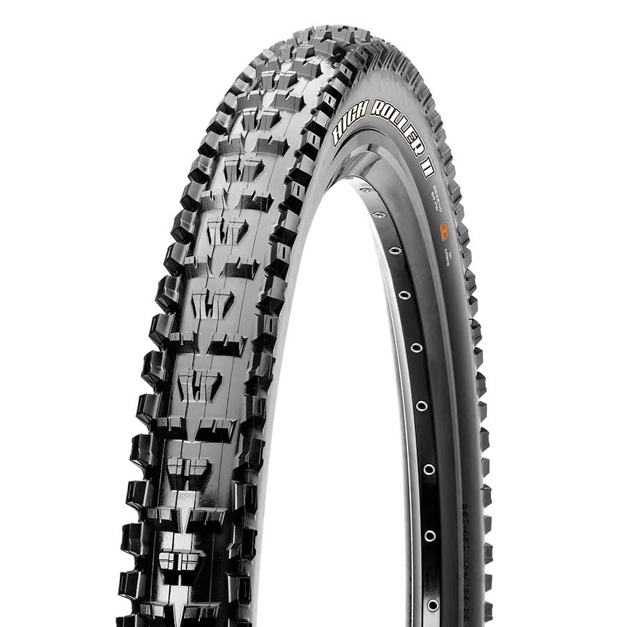 Maxxis High Roller II Tire, 27.5''x2.40, Folding, Tubeless Ready, 3C Maxx Terra, EXO, Wide Trail, 60TPI, Black