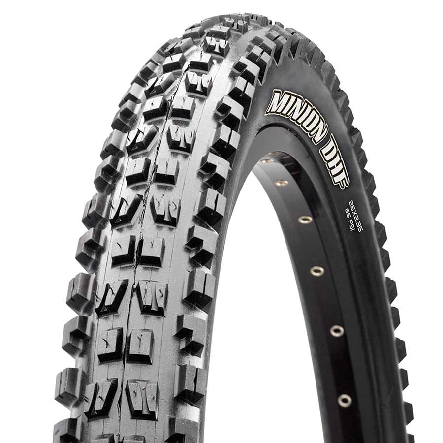 Maxxis Minion DHF Tire, 26''x2.30, Folding, Tubeless Ready, Dual, EXO, 60TPI, Black