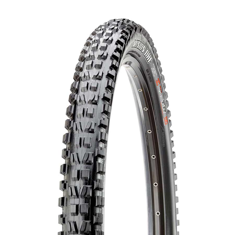 Maxxis Minion DHF Tire, 27.5''x2.60, Folding, Tubeless Ready, 3C Maxx Terra, EXO, 120TPI, Black