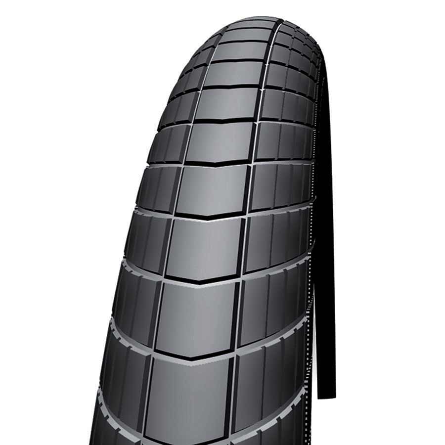 Schwalbe Big Apple Tire, 12''x2.00, Wire, Clincher, SBC, KevlarGuard, TwinSkin, 50TPI, Black