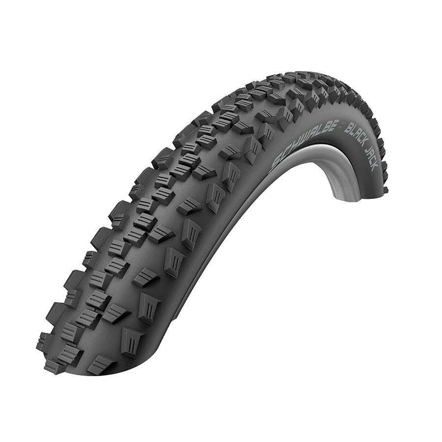 Schwalbe Black Jack Tire, 12''x1.90, Wire, Clincher, Black'n Roll, K-Guard, Black