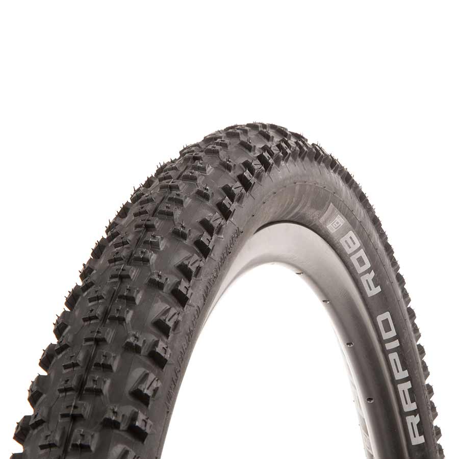 Schwalbe Rapid Rob Tire, 27.5x2.25, Wire, Clincher, SBC, K-Guard, 50TPI, Black