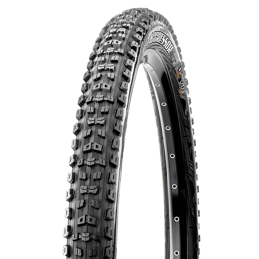 Maxxis Aggressor Tire,  27.5''x2.30, Folding, Tubeless Ready, Dual, EXO, 60TPI, Black