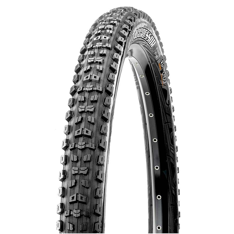 Maxxis Aggressor Tire, 29''x2.30, Folding, Tubeless Ready, Dual, Double Down, 120x2TPI, Black