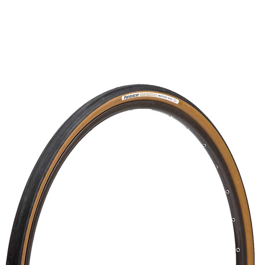 Panaracer GravelKing, 700x35C, Folding, Tubeless Ready, ZSG Natural, Anti-Flat Casing, Brown