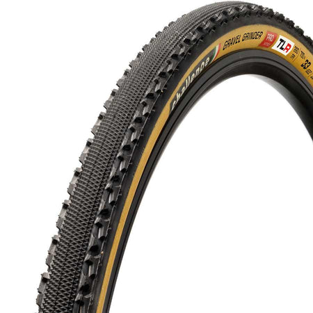 Challenge Gravel Grinder Pro Tire, 700x33C, Folding, Tubeless Ready, Smart, SuperPoly, PPS2, 260TPI, Tanwall