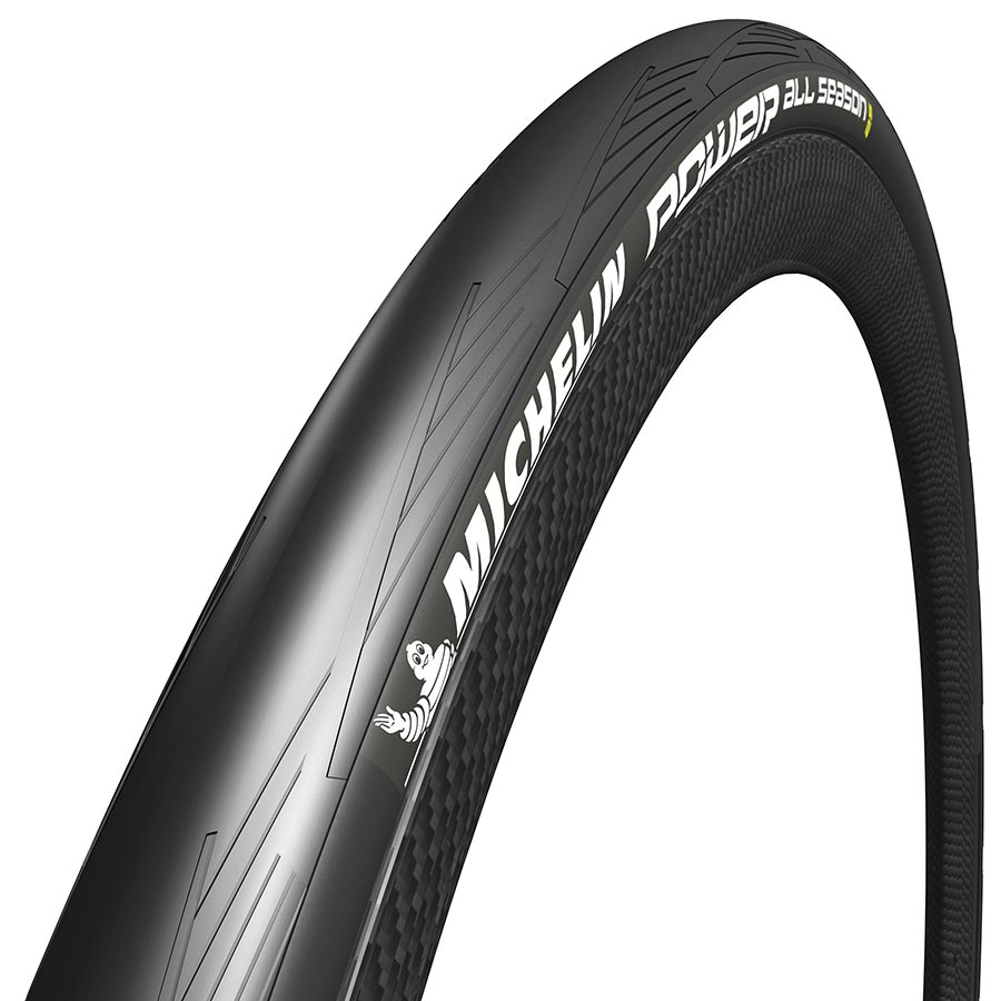 Michelin Power All Season Tire, 700x28C, Folding, Clincher, Aramid Protek+, 3x60TPI, Black