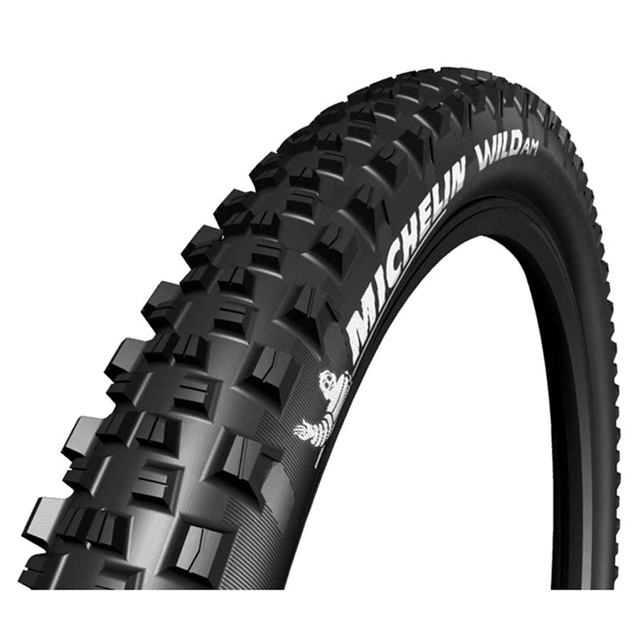 Michelin Wild AM Comp Tire, 27.5''x2.80, Folding, Tubeless Ready, GUM-X, 60TPI, Black