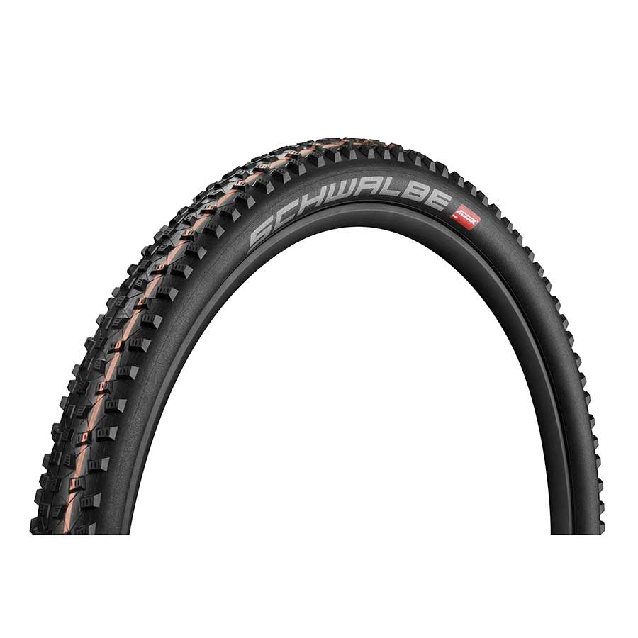 Schwalbe Rocket Ron Addix Tire, 29''x2.25, Folding, Tubeless Ready, Addix Performance, TwinSkin, 67TPI, Black