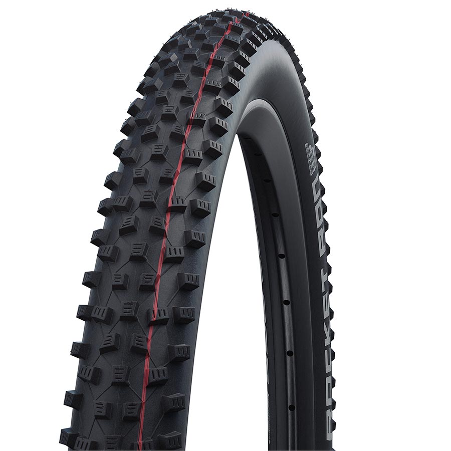 Schwalbe Rocket Ron Addix Tire, 27.5''x2.60, Folding, Tubeless Ready, Addix Speedgrip, SnakeSkin, 67TPI, Black