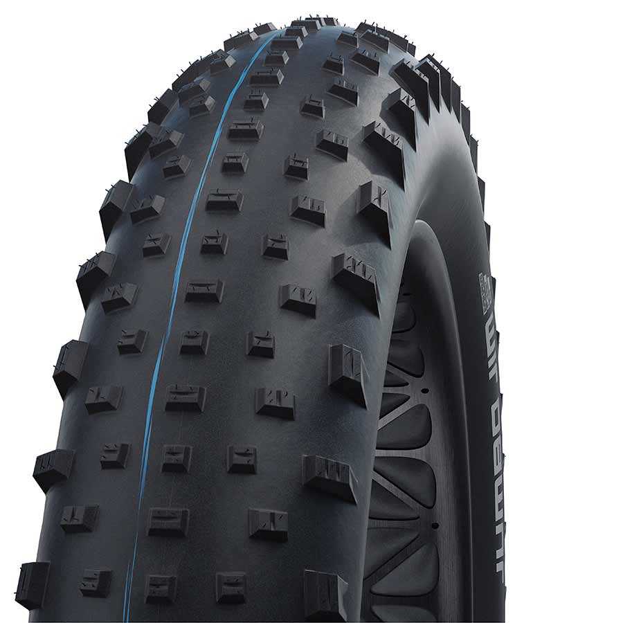 Schwalbe Jumbo Jim Addix Tire, 26''x4.80, Folding, Tubeless Ready, Addix Speedgrip, SnakeSkin, 127TPI, Black