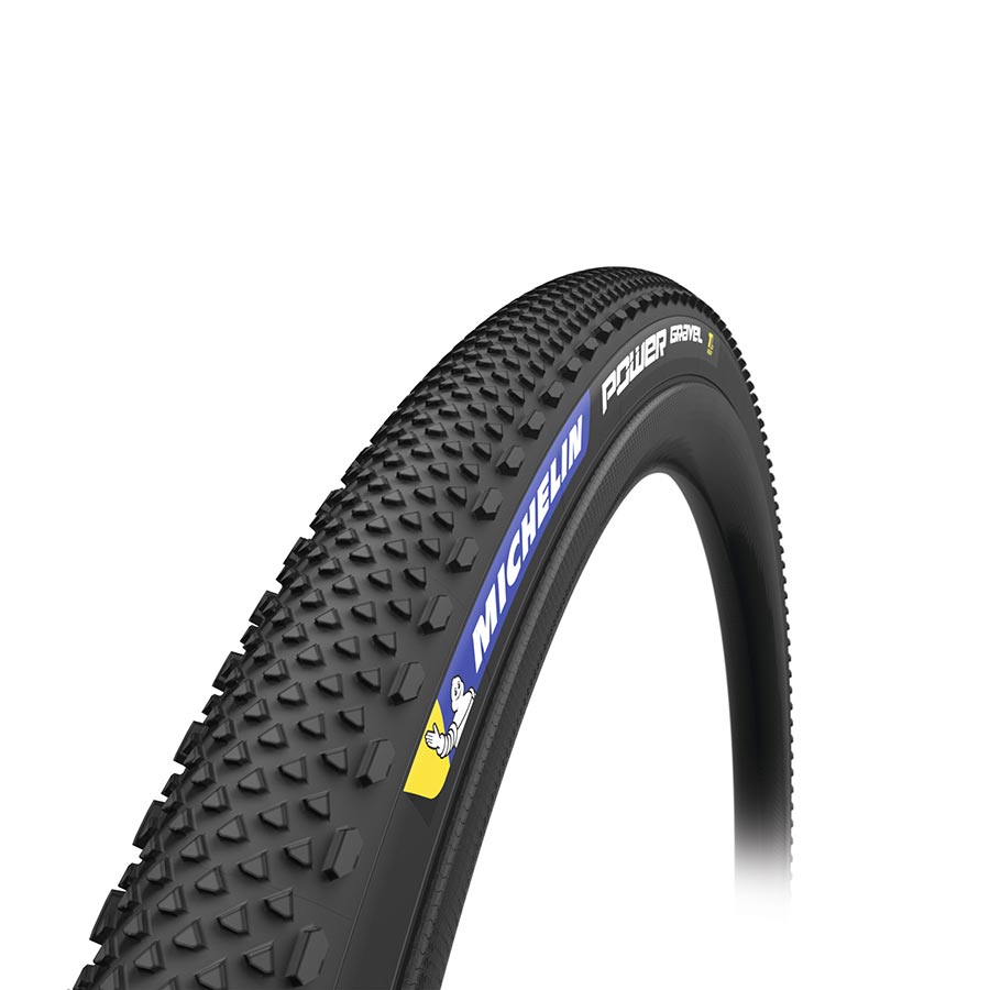 Michelin Power Gravel Tire, 700x35C, Folding, Tubeless Ready, X-Miles, Bead2Bead Protek, 3x120TPI, Black