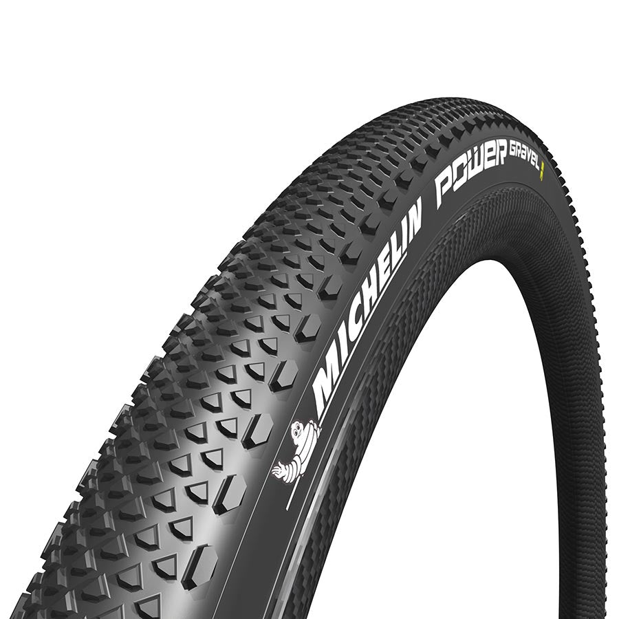 Michelin Power Gravel Tire, 700x47C, Folding, Tubeless Ready, X-Miles, Bead2Bead Protek, 3x120TPI, Black