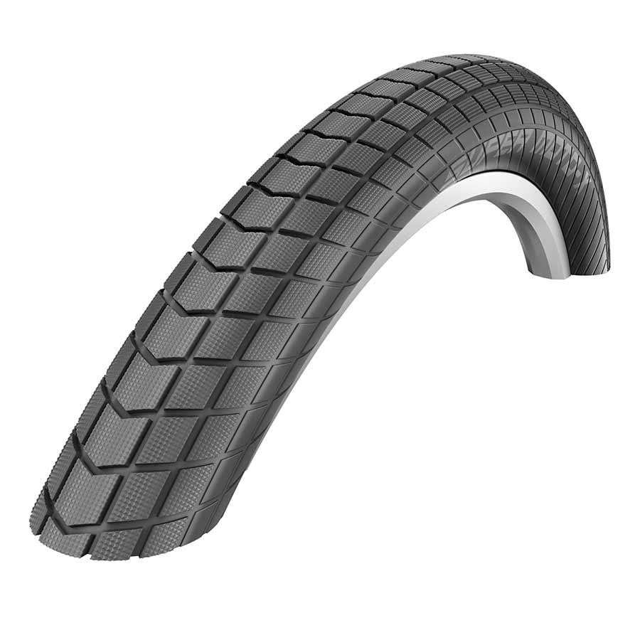 Schwalbe Super Moto-X Tire, 27.5''x2.40, Wire, Clincher, Dual, GreenGuard, SnakeSkin, 67TPI, Black