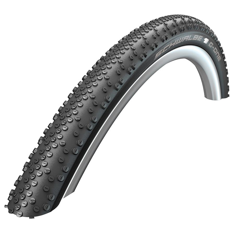 Schwalbe G-One Bite Tire, 700x40C, Folding, Tubeless Ready, OneStar, MicroSkin, 127TPI, Black