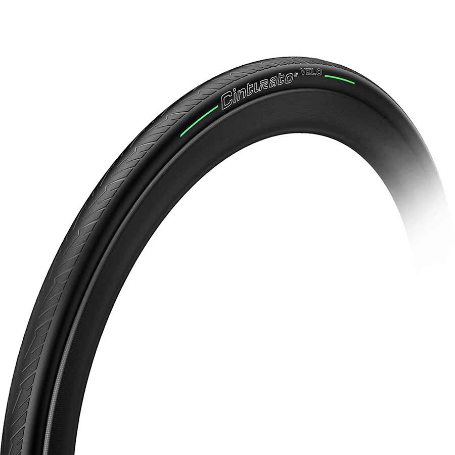 Pirelli Cinturato Velo TLR Tire, 700x26C, Folding, Tubeless Ready, SmartNET Silica, ArmourTech, 66TPI, Black