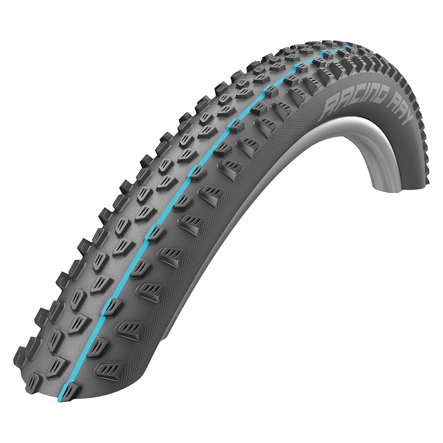 Schwalbe Racing Ray Addix Tire, 29x2.10, Folding, Tubeless Ready, Addix Speedgrip, SnakeSkin, 67TPI, Black