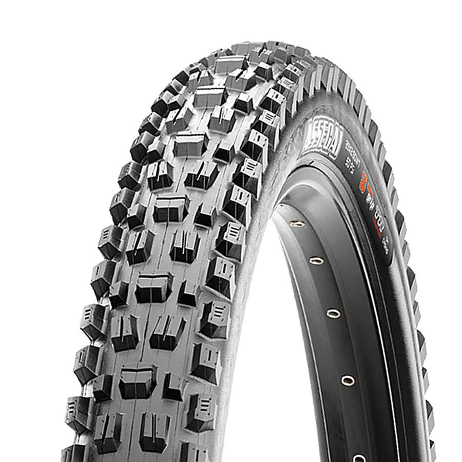 Maxxis Assegai MTB Tire, 29''x2.60, Folding, Tubeless Ready, Dual, EXO, Wide Trail, 60TPI, Black