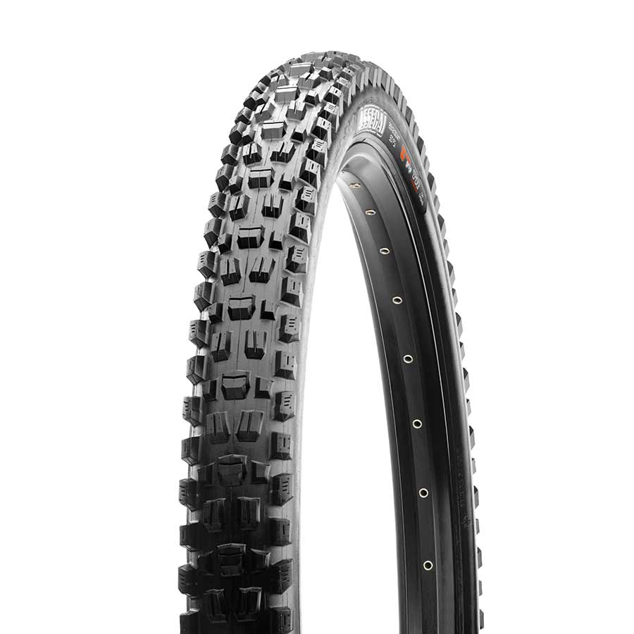 Maxxis Assegai MTB Tire, 27.5''x2.60, Folding, Tubeless Ready, 3C Maxx Terra, EXO, Wide Trail, 120TPI, Black