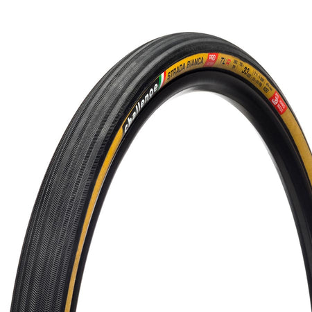 Challenge Strada Bianca TLR Tire, 700x33C, Folding, Tubeless Ready, SmartPlus, PPS Ganzo + PPS2, 260TPI, Tanwall