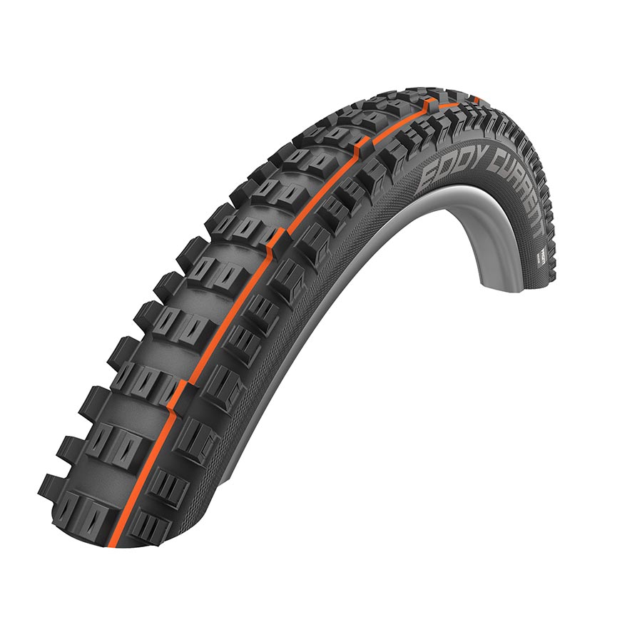 Schwalbe Eddy Current Addix Tire Front, 27.5''x2.60, Folding, Tubeless Ready, Addix Soft, Super Gravity, 67TPI, Black