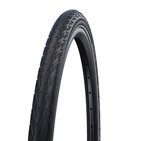 Schwalbe Delta Cruiser Plus Tire, 700x28C, Folding, Clincher, GreenCompound, PunctureGuard, 50TPI, Black