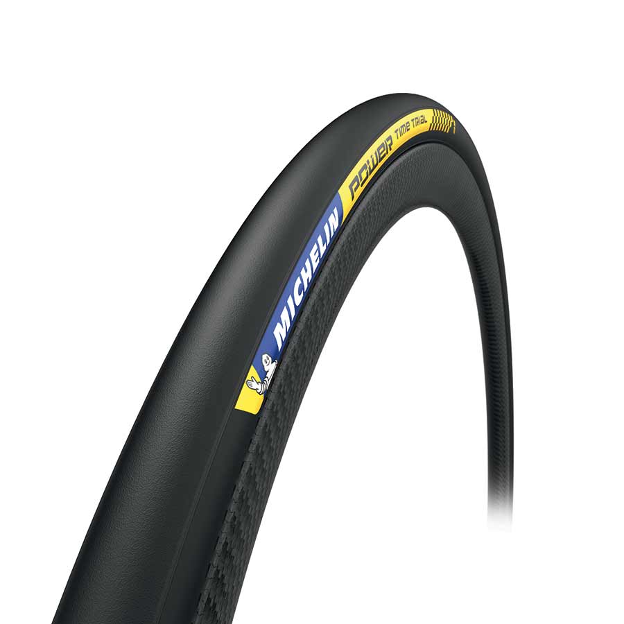 Michelin Power Time Trial Tire, 700x23C, Folding, Clincher, Race-2, 3x180TPI, Black