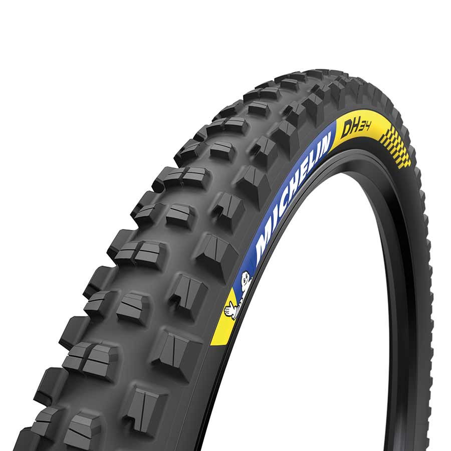 Michelin DH34 Tire, 26''x2.40, Wire, Tubeless Ready, MAGI-X, Downhill Shield, 2x55TPI, Black