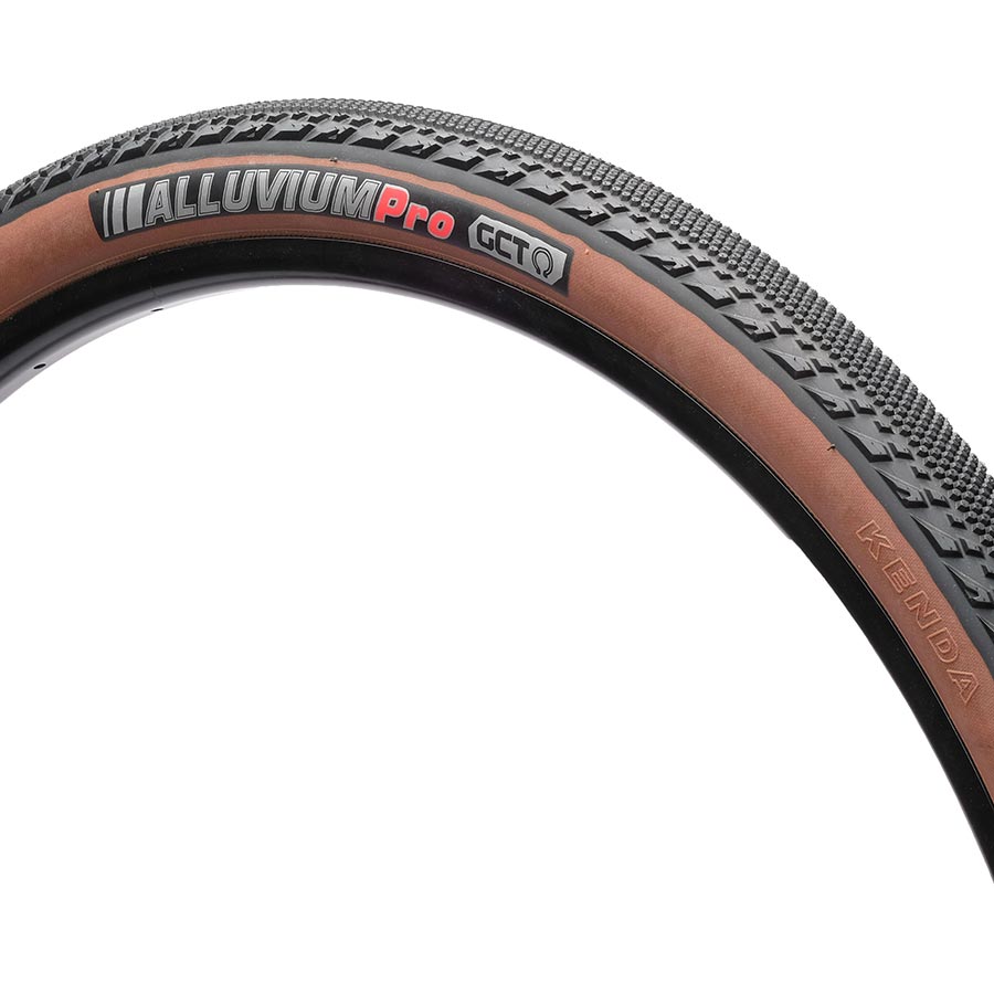 Kenda Alluvium Tire, 700x40C, Folding, Tubeless Ready, Single, GCT, 120, Coffee