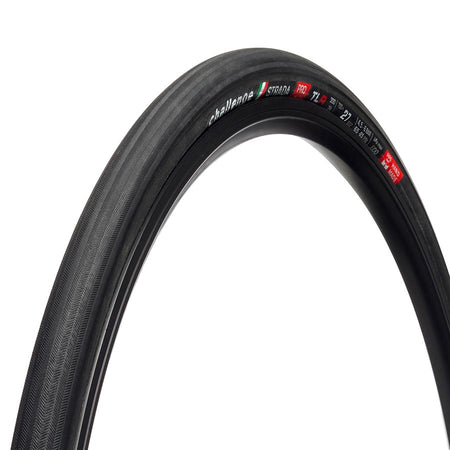 Challenge Strada Pro TLR Road Tire, 700x27mm, Folding, Tubeless Ready, SmartPlus, SuperPoly, 300TPI, Black