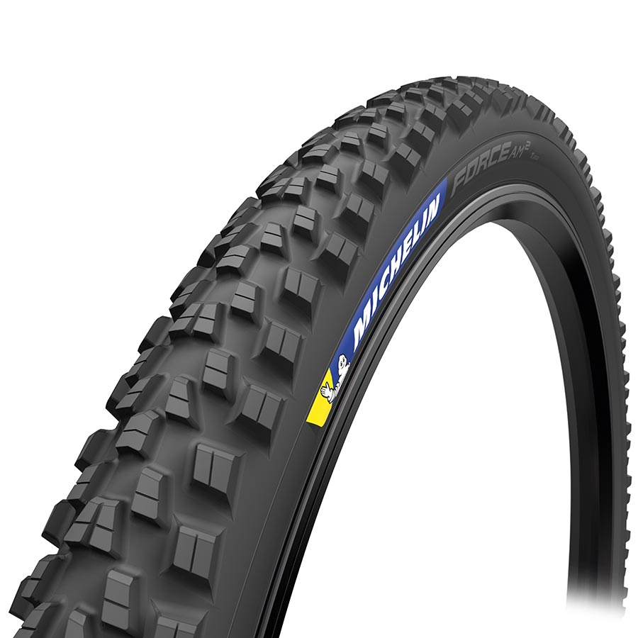 Michelin Force AM2 Competition Tire, 27.5''x2.40, Folding, Tubeless Ready, GUM-X, GravityShield, 60, Black