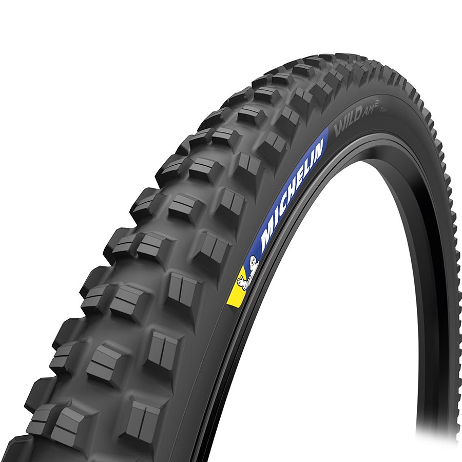 Michelin Wild AM2 Competition Tire, 27.5''x2.40, Folding, Tubeless Ready, GUM-X, GravityShield, 60, Black