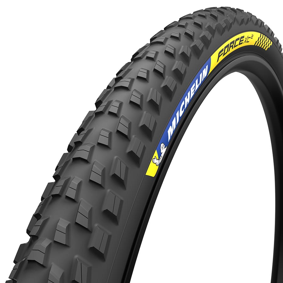 Michelin Force XC2 Racing Tire, 29''x2.10, Folding, Tubeless Ready, GUM-X, Cross Shield2, 2x150TPI, Black