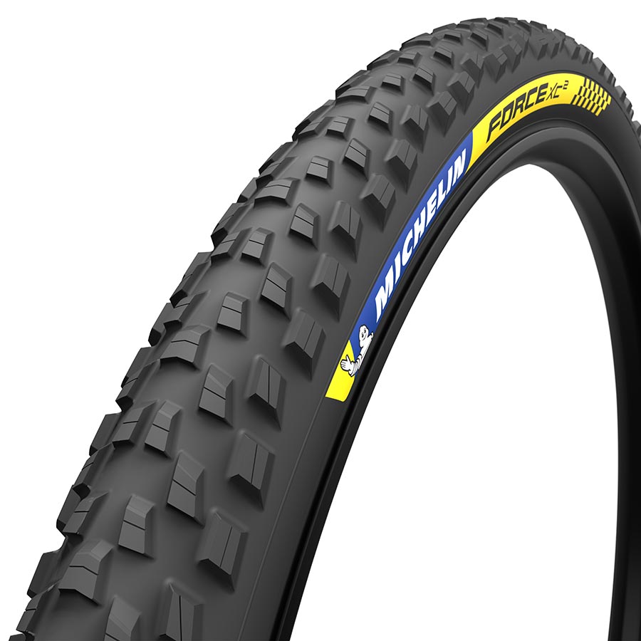 Michelin Force XC2 Racing Tire, 29''x2.25, Folding, Tubeless Ready, GUM-X, Cross Shield2, 2x150TPI, Black