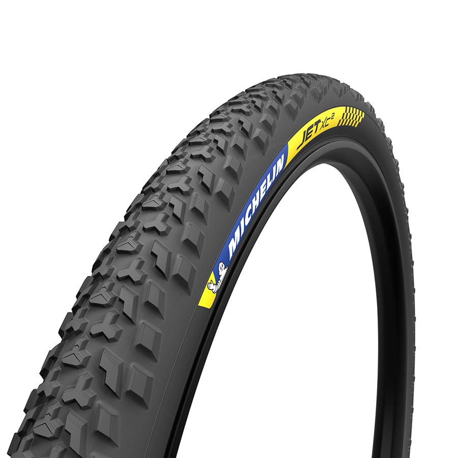 Michelin Jet XC2 Racing Tire, 29''x2.35, Folding, Tubeless Ready, Black