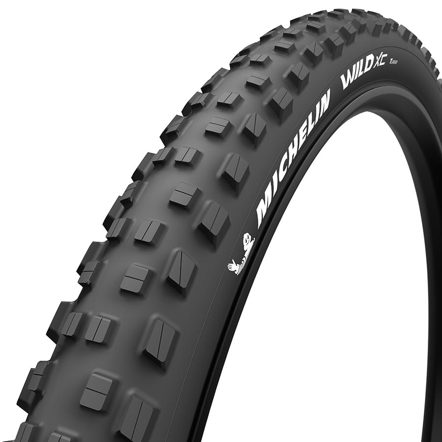 Michelin Wild XC Performance Tire, 29''x2.25, Folding, Tubeless Ready, GUM-X, HDPROTECTION, 3x60TPI, Black