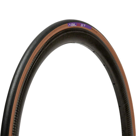 Panaracer Agilest Tire, 700x25C, Folding, Clincher, ZSG AGILE, Advanced Extra Alpha Cord, Amber