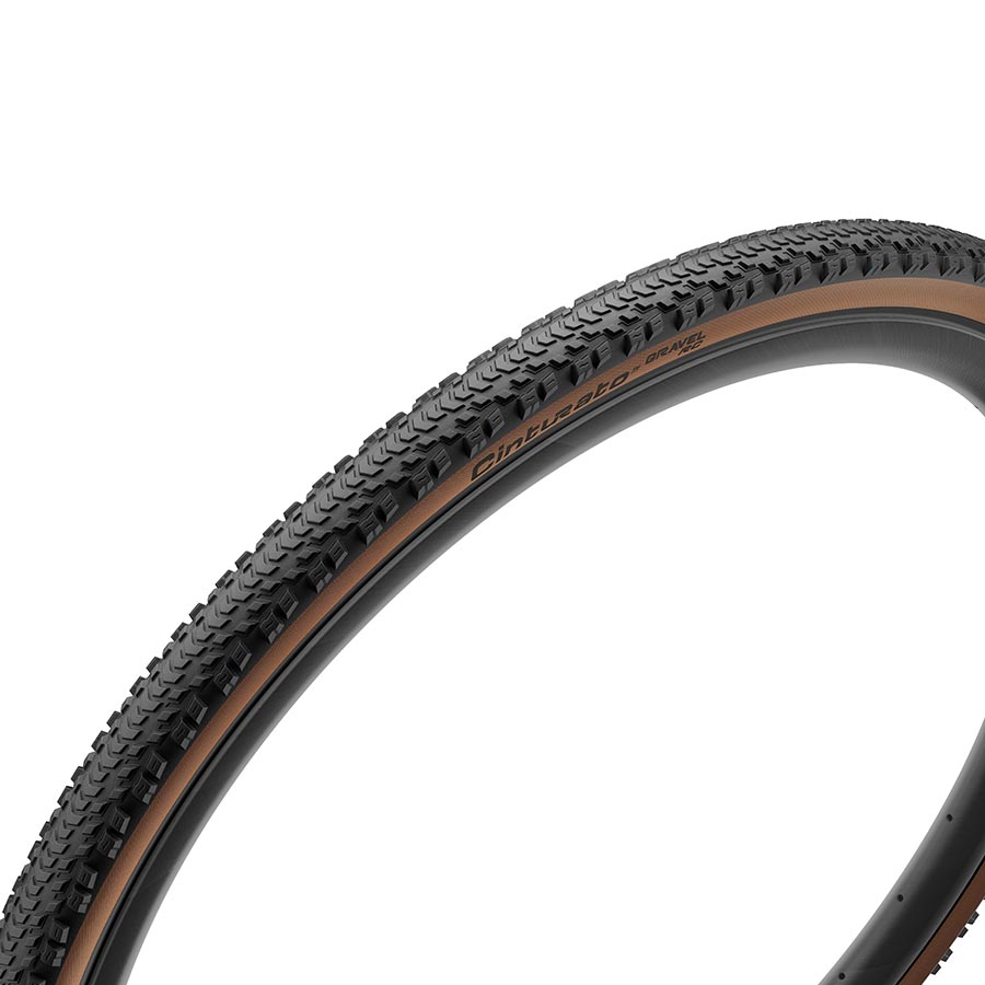 Pirelli Cinturato GRAVEL RC Tire, 700x35C, Folding, Tubeless Ready, SpeedGrip, TechWALL+, 127TPI, Tanwall