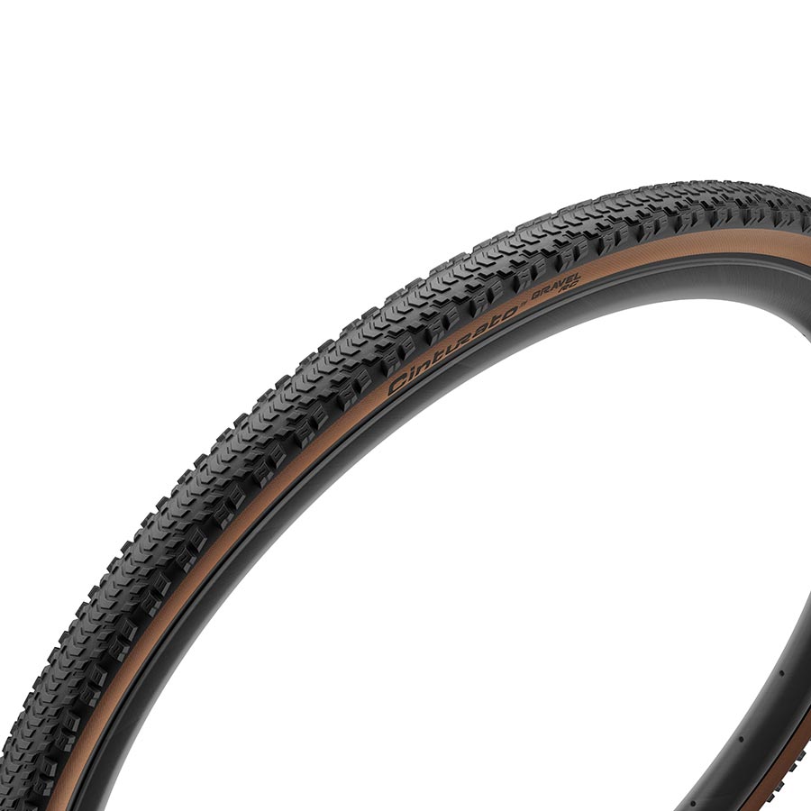 Pirelli Cinturato GRAVEL RC Tire, 700x45C, Folding, Tubeless Ready, SpeedGrip, TechWALL+, 127TPI, Tanwall