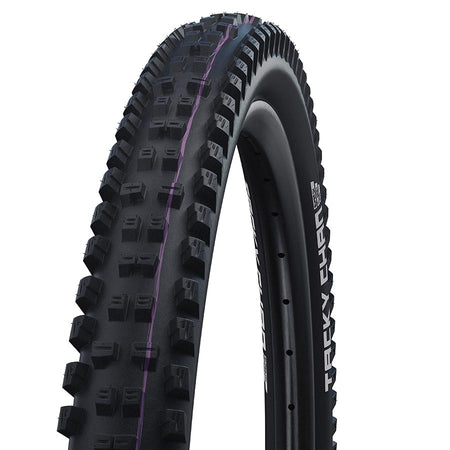 Schwalbe Tacky Chan Tire, 29''x2.40, Folding, Clincher, Addix Ultrasoft, Super Gravity, TL Easy, 67TPI, Black