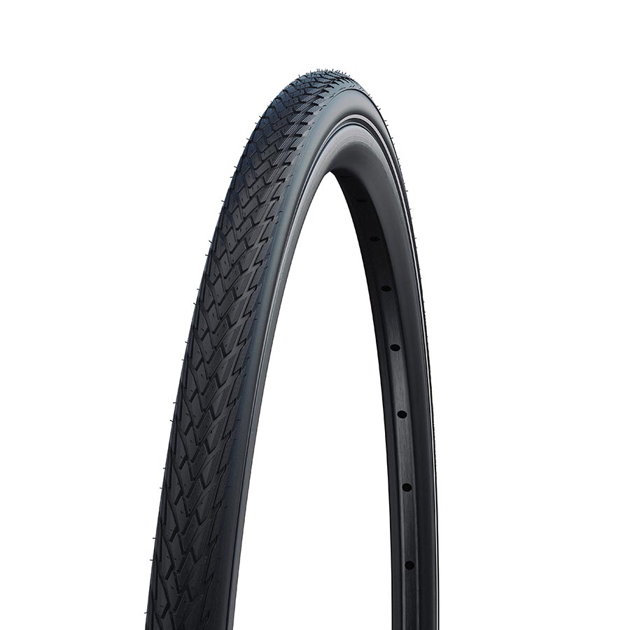 Schwalbe GREEN MARATHON Tire, 700x28C, Wire bead, Clincher, Addix Eco, GreenGuard, 67TPI, Black