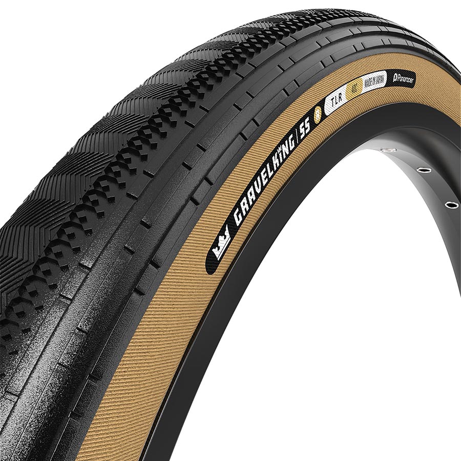 Panaracer GravelKing SS R Tire, 700x40C, Folding, Tubeless Ready, ZSG Gravel, Tuff TexR, BeadLock, 90, Brown