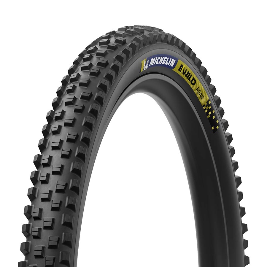 Michelin E-Wild Racing Line Rear Tire, 29''x2.60, Folding, Tubeless Ready, MAGI-X, Black