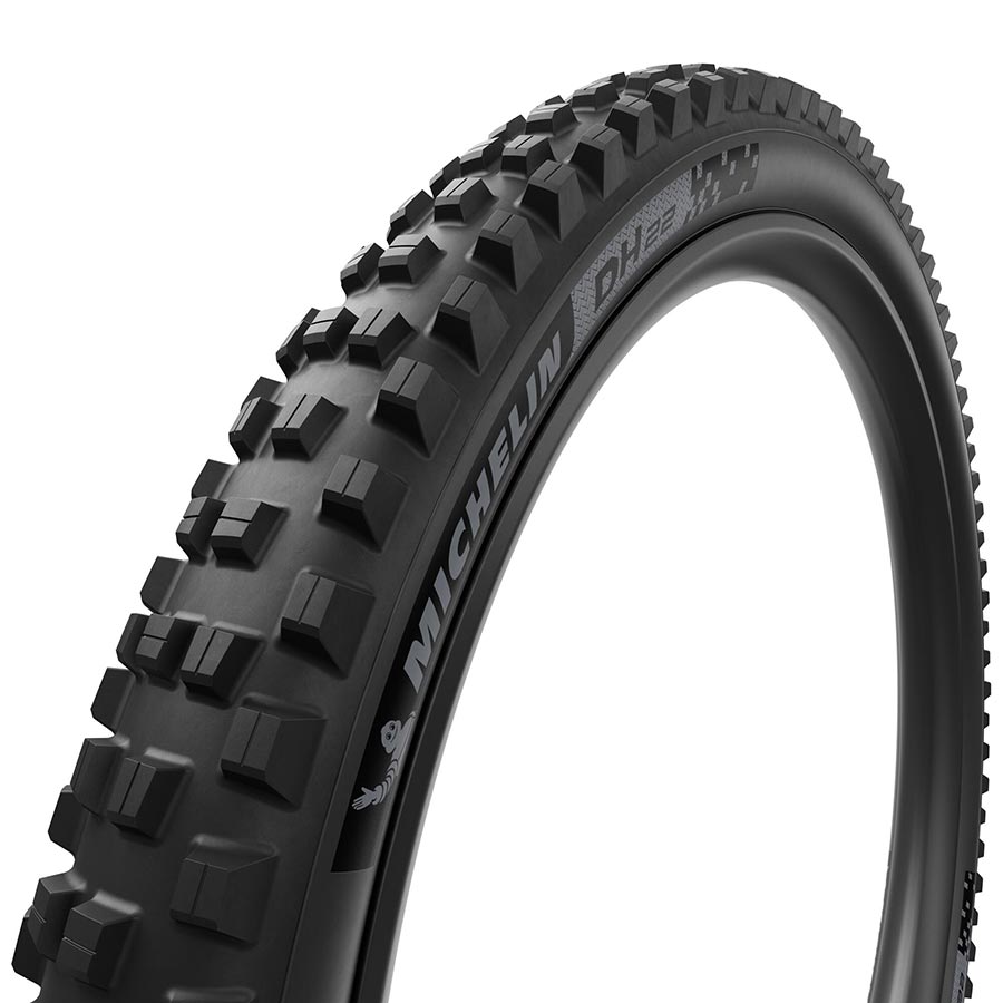 Michelin DH22 Dark Tire, 27.5''x2.40, Folding, Tubeless Ready, MAGI-X, Black