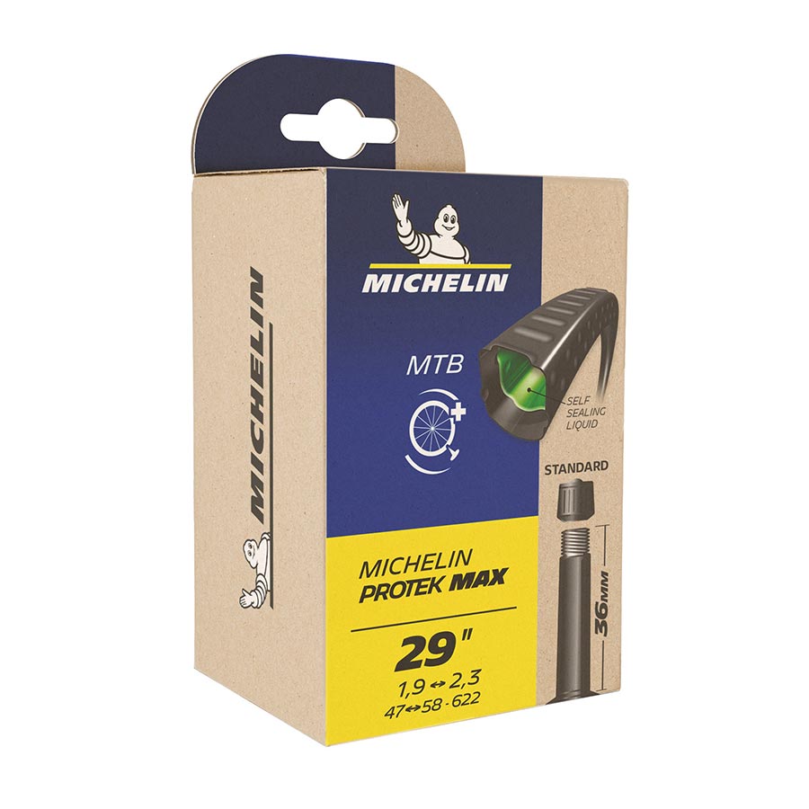 Michelin Protek Max Tubes, Schrader, Length: 48mm, 700C, 33-46C