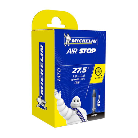 Michelin Airstop Tubes, Presta, Length: 60mm, 27.5'', 1.90-2.60