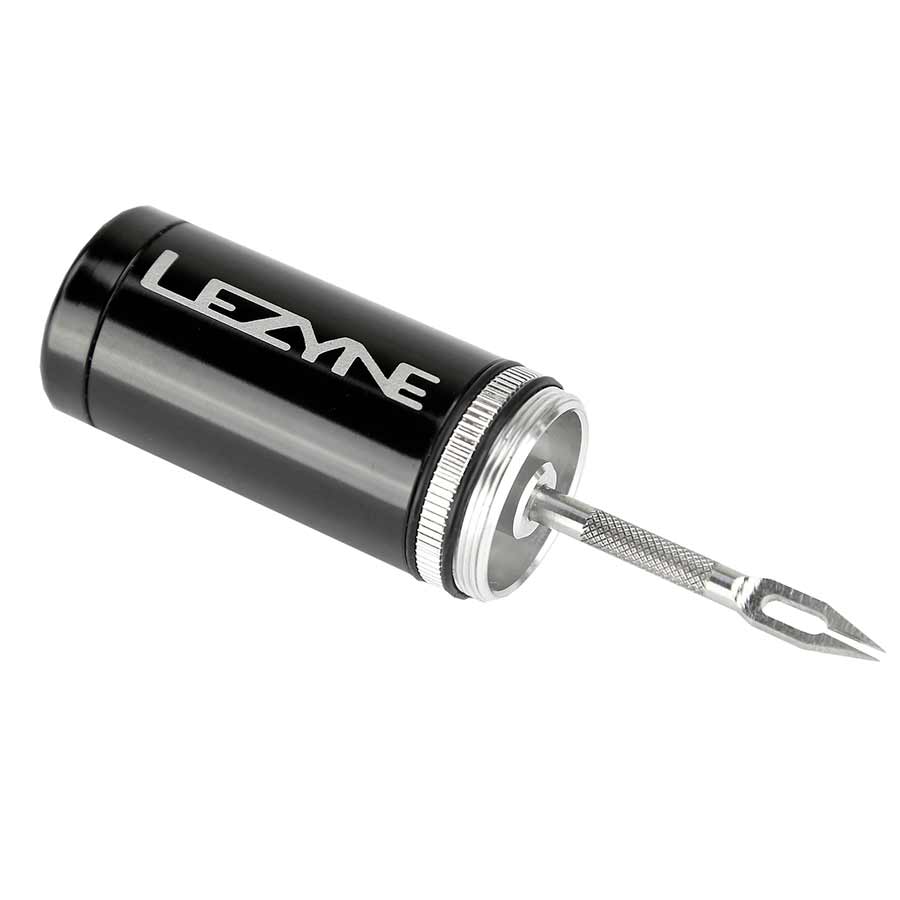 Lezyne Classic Tubeless Kit/Tubeless Kit, Tubeless repair kit, includes alloy tool and 5 plugs.