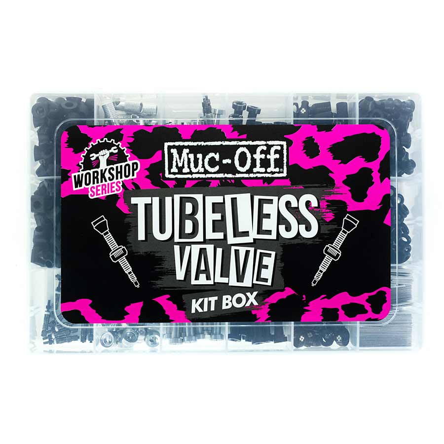 Muc-Off Workshop Valves Kit, Black/Silver