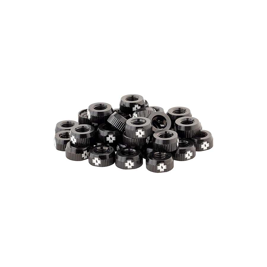 Muc-Off Workshop Valves Kit, Lock Nuts, Black, 40pcs