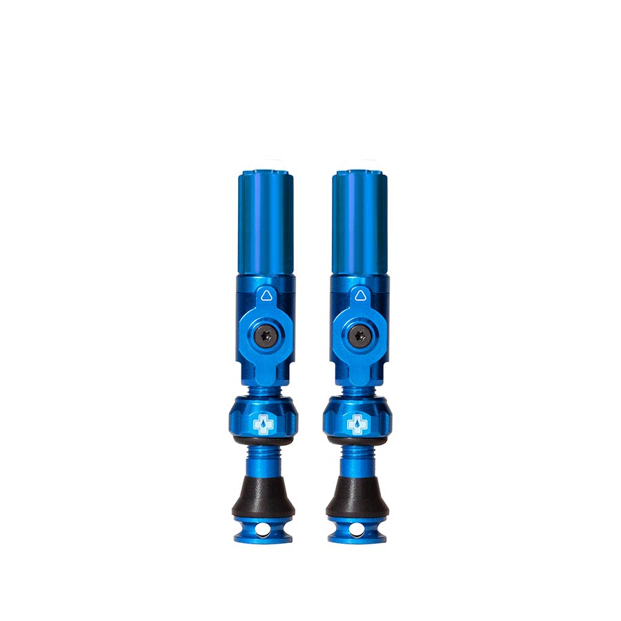 Small, Tubeless Valve, Hybrid, 30mm, Blue, Pair